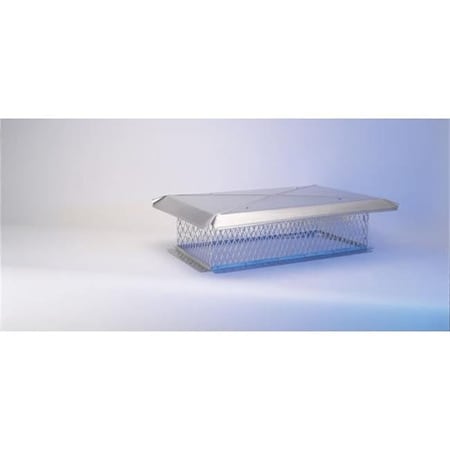 Integra Miltex Gelco 13239 13 Inch  x 28 Inch  Model L Gelco Stainless Steel Multi-flue Chimney Top  8 Inch  High 3/4 Inch  Mesh 13239